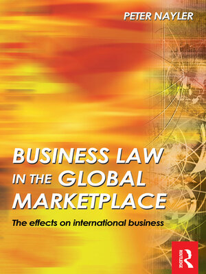 cover image of Business Law in the Global Market Place